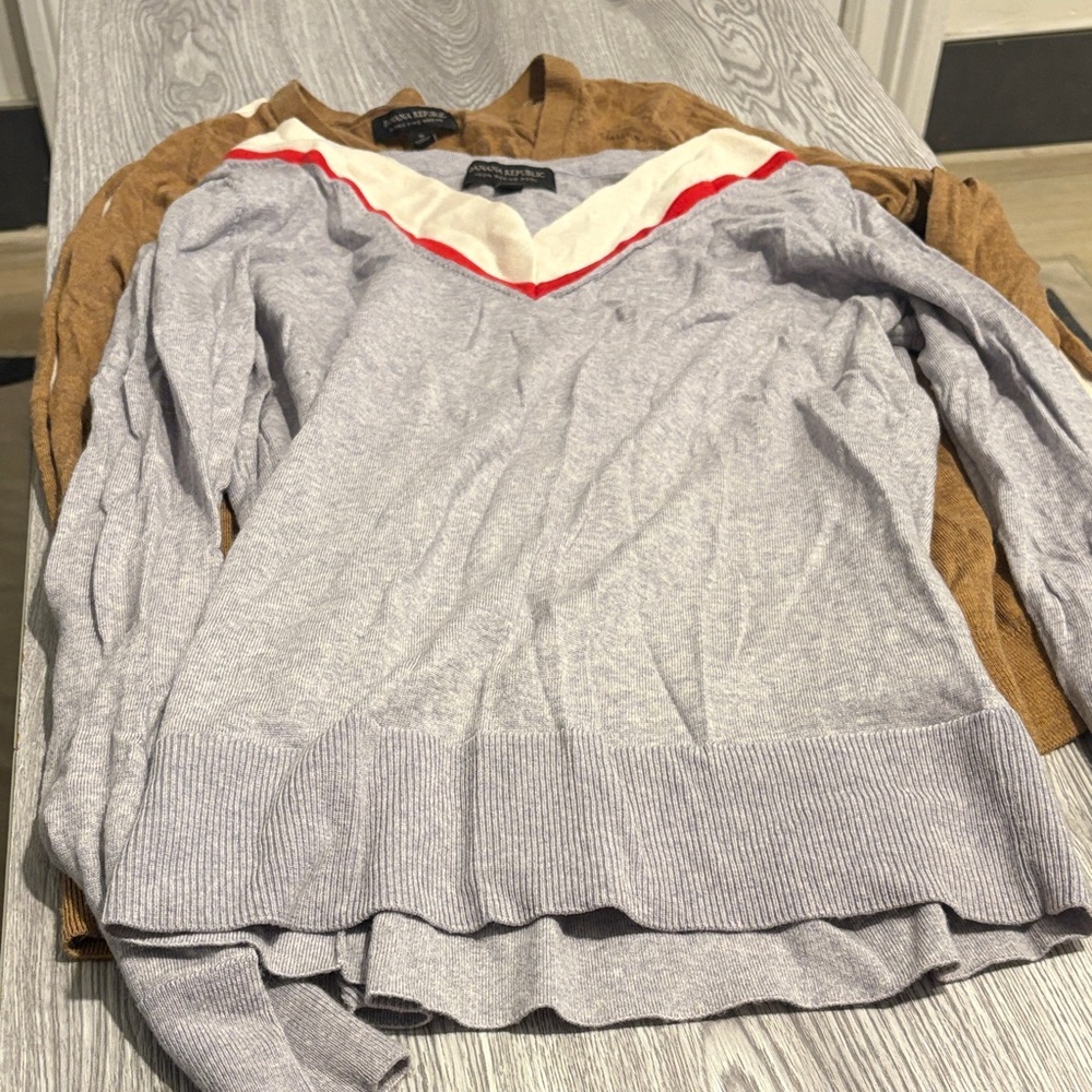 Banana Republic bundle of two merino wool Sweaters